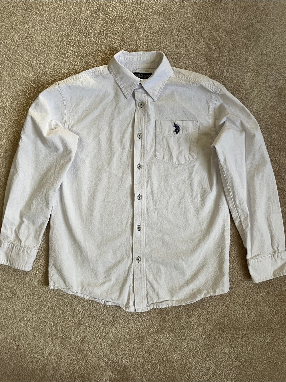 US Polo Assn boy button shirt